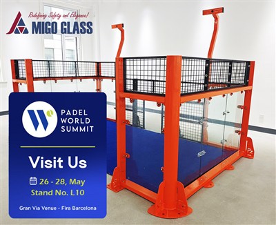 MIGO GLASS le Tionscadal a Thaispeáint-Réidh Padel Court ...